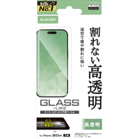 エレコム iPhone17用ガラスライクフィルム 薄型 高透明 PM-A25AFLGL