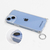 PHONECKLACE iPhone 14 Pro用ストラップ用リング付きクリアケース ガンブラックチャーム PN23879I14PBK-イメージ11