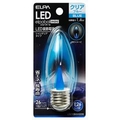 エルパ LED電球 E26口金 1．4W装飾電球 シャンデリアタイプ 青色 elpaball mini LDC1CB-G-G339