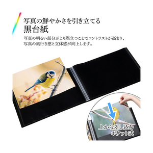 ハクバ プロフェッショナルプリントアルバム V (A4(ヨコ)サイズ 40枚収納) ブラック ADP5-A4YBK-イメージ5