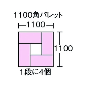 ＤＩＣプラスチック RC型コンテナRC-23 外寸:W662×D260×H195 青 FC845GY-5093571-イメージ2