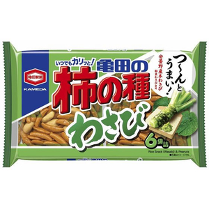 亀田製菓 亀田の柿の種 わさび 6袋 F893033-イメージ1