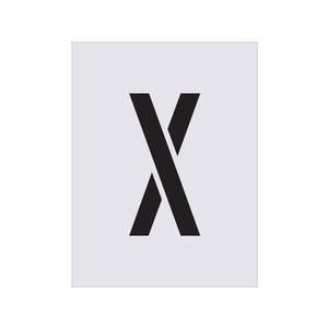 アイマーク ステンシル X 文字サイズ250×125mm FC948JB-4341571-イメージ1
