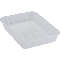 積水テクノ成型 角かご浅型 小 クリア FC602KS-4983564