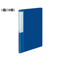 コクヨ クリヤーブック POSITY 固定式A4 20ポケット ブルー 10冊 1箱(10冊) F826249-P3ﾗ-L20NB