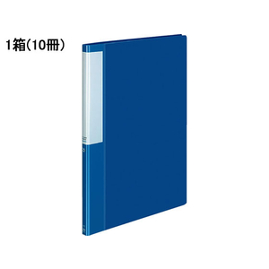 コクヨ クリヤーブック POSITY 固定式A4 20ポケット ブルー 10冊 1箱(10冊) F826249-P3ﾗ-L20NB-イメージ1