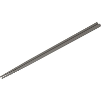 シービージャパン つかみやすい抗菌菜箸 グレー FC284NM