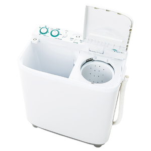 AQUA 4．0kg二槽式洗濯機 ホワイト AQW-N401(W)-イメージ2