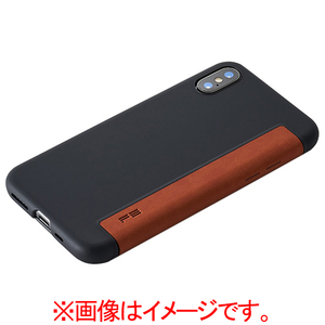 パワーサポート iPhone XS用ケース Brown PUY-80-イメージ2