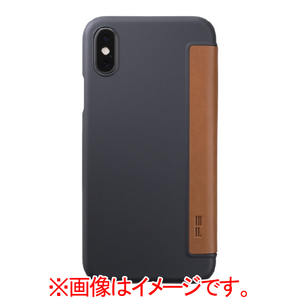 パワーサポート iPhone XS用ケース Brown PUY-80-イメージ3