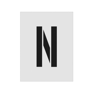 アイマーク ステンシル N 文字サイズ250×125mm FC495JB-8186161-イメージ1