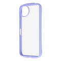 レイ・アウト AQUOS wish5用 Like standard Puffull 耐衝撃 バンパー ハイブリッドケース ペールブルー RT-AQL3CMD1/PA