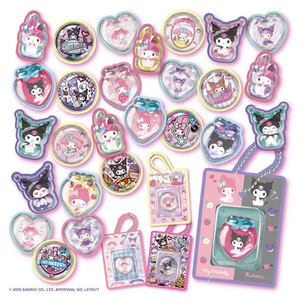 タカラトミー キラ★ガチャシール ぷっくりドロップ 専用別売りセット マイメロディ&クロミ ｷﾗｶﾞﾁﾔｼ-ﾙﾌﾟﾂｸﾘﾄﾞﾛﾂﾌﾟﾏｲｸﾛ-イメージ7