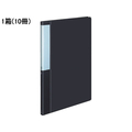 コクヨ クリヤーブック POSITY 固定式A4 20ポケットダークグレー10冊 1箱(10冊) F826250-P3ﾗ-L20NDM