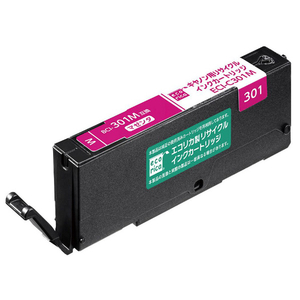 エコリカ BCI-301M互換リサイクルインクカートリッジ マゼンタ ECI-C301M-イメージ1