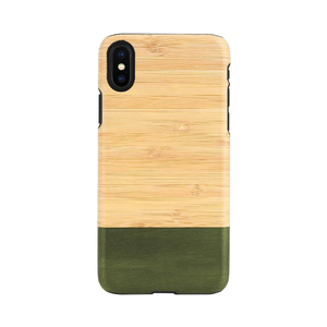 Man&Wood iPhone XR用天然木ケース Bamboo Forest I13881I61-イメージ1