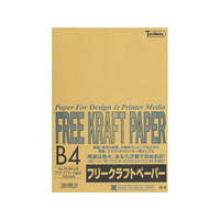 SAKAEテクニカルペーパー SAKAETP/フリークラフトペーパー B4 ライトブラウン 100枚×5冊 FC48268-FK-B4-LB
