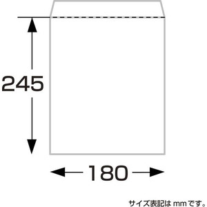 タカ印 平袋 ルージュ 180×245mm 200枚 FCE133Z-50-1506-イメージ8