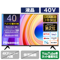 ハイセンス 40V型フルハイビジョン液晶テレビ e angle select A48Nシリーズ 40A48N