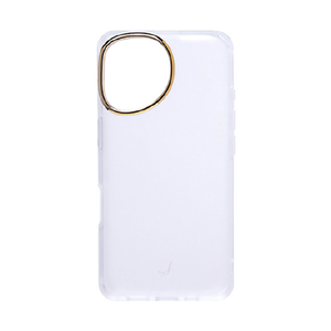 Ｈａｍｅｅ iPhone 16用ハイブリッドケース SALISTY クリアカラー ゴールド×クリア 669-978818-イメージ1