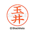シヤチハタ ネームペン用ネーム シルバー 既製 玉井 FC47211-X-GPS-1440
