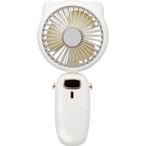 AXCEL USB充電式コンパクトファン ホワイト AXL-726 AXCEL USB充電式コンパクトファン ホワイト AXL-726