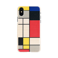 Man&Wood iPhone XR用天然木ケース Mondrian Wood I13882I61