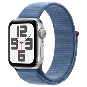 Apple Apple Watch SE(GPSモデル)- 40mm シルバーアルミニウムケースとウインターブルースポーツループ MRE33J/A-イメージ1