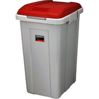トラスコ Ｒジョイント分別ボックス ４５Ｌ フタ色レッド（赤色） TRJ01A