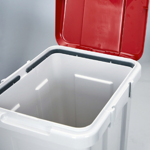 トラスコ Ｒジョイント分別ボックス ４５Ｌ フタ色レッド（赤色） TRJ01A-イメージ2