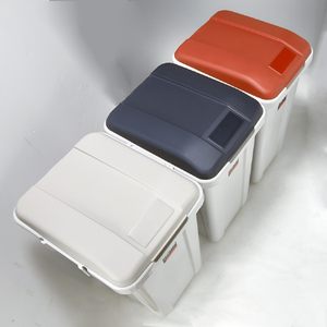 トラスコ Ｒジョイント分別ボックス ４５Ｌ フタ色レッド（赤色） TRJ01A-イメージ5
