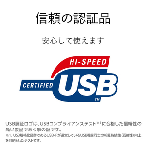 エレコム USB2．0ケーブル Standard Aオス-USB Type Cオス(1．0m) ブラック TB-AC10NBK-イメージ7