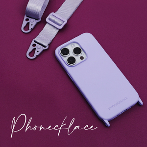 PHONECKLACE iPhone 14 Pro用バンドショルダーストラップ付きシリコンケース アーミーグリーン PN23882I14PGN-イメージ5
