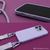 PHONECKLACE iPhone 14 Pro用バンドショルダーストラップ付きシリコンケース アーミーグリーン PN23882I14PGN-イメージ17
