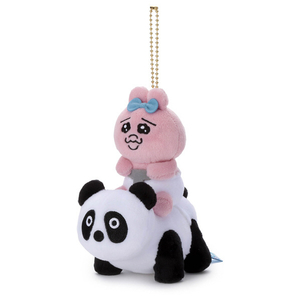 タカラトミーアーツ 可哀想に!メルヘンランド/ぬいぐるみマスコット/パンダに乗ったおぱんちゅ おぱんちゅうさぎ ｶﾜｲｿｳﾆMLﾏｽｺﾂﾄﾊﾟﾝﾀﾞｵﾊﾟﾝﾁﾕ-イメージ2