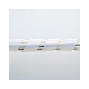 サンワサプライ ケーブルタイ（スパイラル）2m巻き・内寸直径20mm ホワイト CA-SP20W-イメージ1