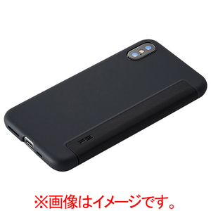パワーサポート iPhone XS用ケース Black PUY-82-イメージ2