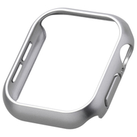 エレコム Apple Watch Series 10(42mm)用ハードバンパー メタリック シルバー AW-24BBPPMSV