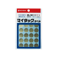 ニチバン マイタックラベル円型金 直径16mm24片*10シート F852202-ML-1619