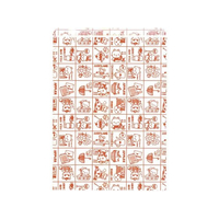 タカ印 平袋 ファンシーあか 215×290mm 200枚 FCE135Z-50-1703