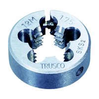 トラスコ 丸ダイス　３８径　Ｍ４Ｘ０．７　（ＳＫＳ） TRUSCO　メートルねじ用丸ダイス T38D-4X0.7