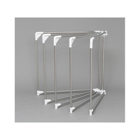 アイリスオーヤマ ステンレス布団干し 5枚用 FCF149S-SFW-50R