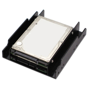 アイネックス 2．5インチSSD/HDD変換マウンタ 2台用 ブラック HDM-13A-イメージ2