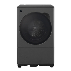 シャープ 【左開き】10kgドラム洗濯機 グレイングレー ES-10L2-HL-イメージ1