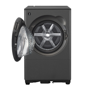 シャープ 【左開き】10kgドラム洗濯機 グレイングレー ES-10L2-HL-イメージ3