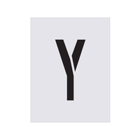 アイマーク ステンシル Y 文字サイズ250×125mm FC949JB-4341589
