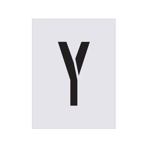 アイマーク ステンシル Y 文字サイズ250×125mm FC949JB-4341589-イメージ1