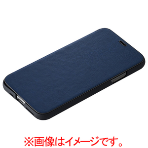 パワーサポート iPhone XS用ケース Navy PUY-83-イメージ7