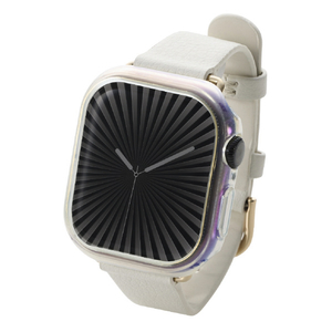 エレコム Apple Watch Series 10(42mm)用ソフトバンパー &me オーロラクリア AW-24BBPUACR-イメージ8