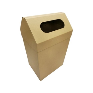 トラスコ中山 ダンボール製ゴミ箱 90L 蓋 FC004HC-2075928-イメージ10